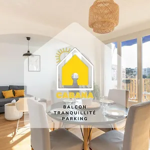 Cabana & Grand Cosy - Parking & Balcon Appartement